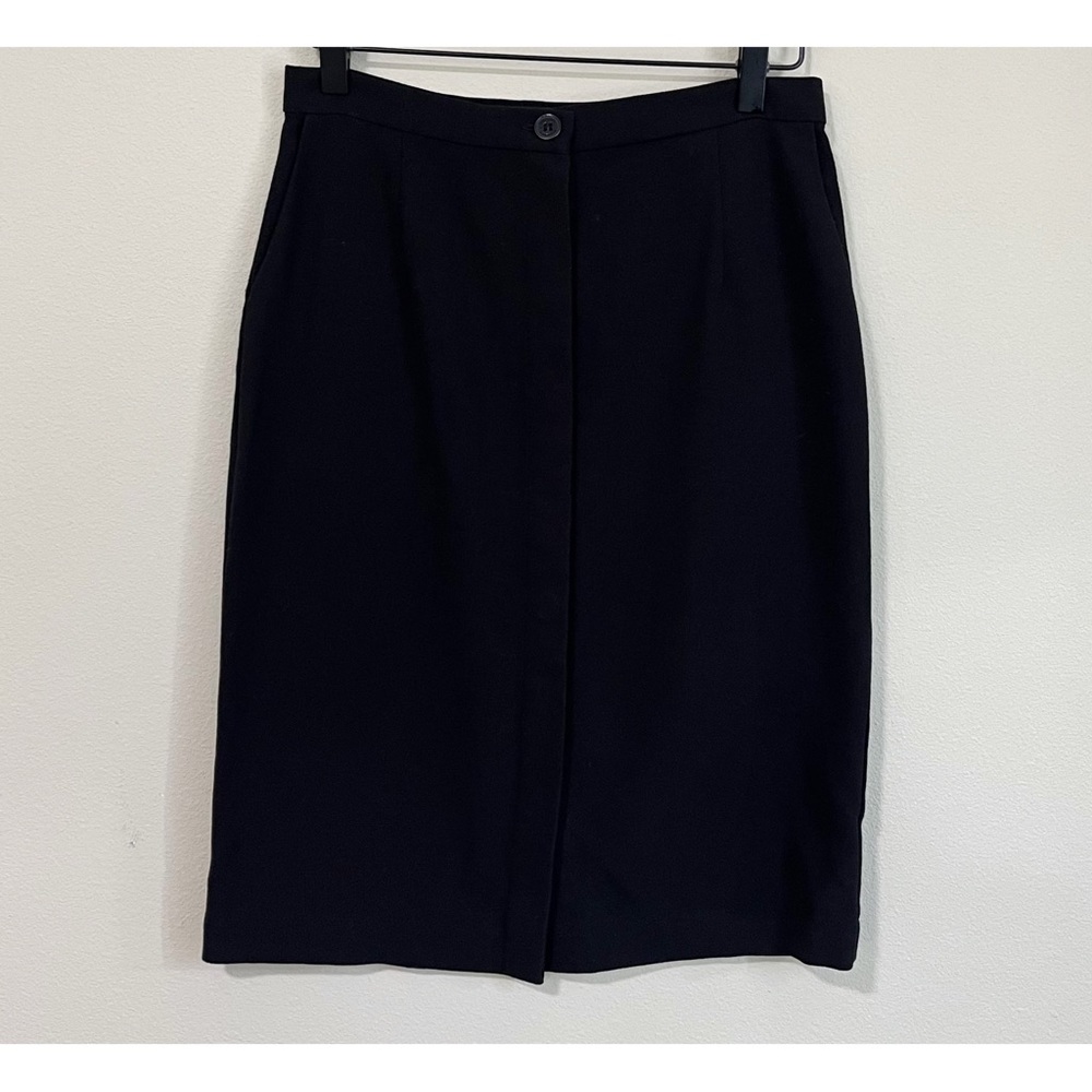 Rodebjer Size Small Black Pencil Button Up Mini Skirt
